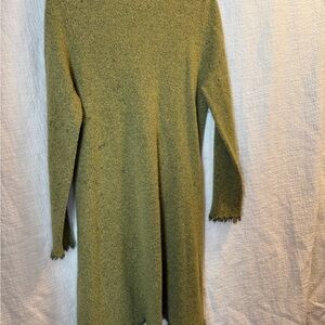 J. Jill Olive Green Long Sleeve Knit Dress